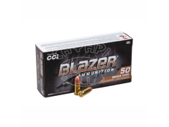 Патрон CCI Blazer 9x19 BRASS FMJ 8гр (124GR)