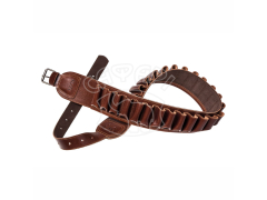 Патронташ кожаный Artipel кал.12 на 26 отделений Brown