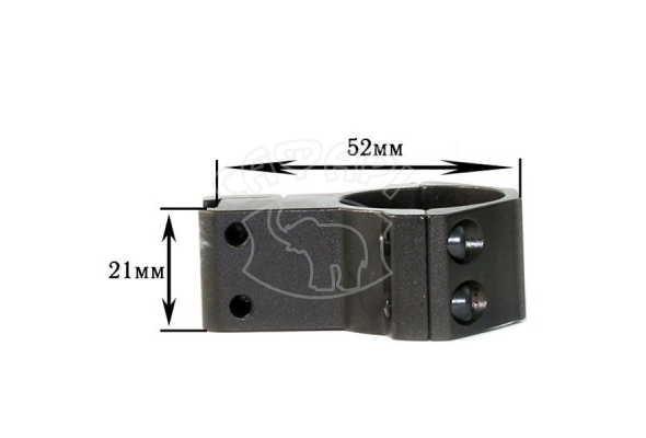 Кріплення для підствольного ліхтаря на ластохвост Fenix 30mm Ring Double