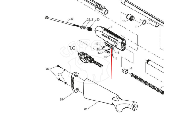 Защелка подавача Armsan