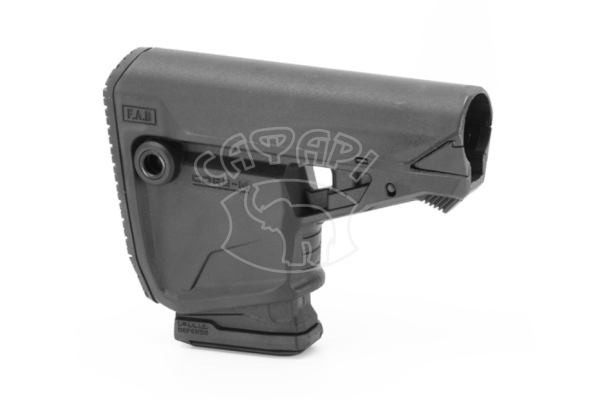 Приклад FAB ДЛЯ AR15 З Тримачем Магазину, Чорний (Без Буферної Труби)