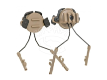 Крепление адаптер на каску шлем HL-ACC-43-T для наушников Peltor/Earmor/Walkers (tan)