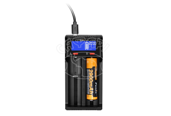 Зарядний пристрій на 2 аккумулятора Fenix з power-банк