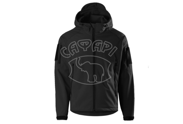 Куртка штормова Soft-Shell Camo-Tec Black