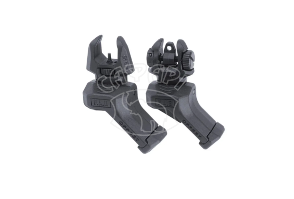 Целик и мушка FAB Defense FRBS OFFSET 45 градусов. Black