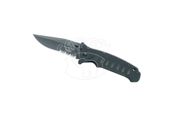 Ніж з складаний лезом Fox Blackfox Tactical Clip Point серрейтор