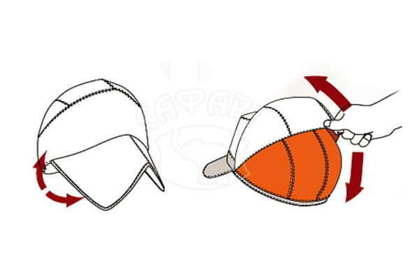 Двостороння кепка з маскою Hillman