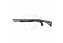 Рушниця Huglu ATROX Standart Black Telescopic Stock 12/76 51 см MC5