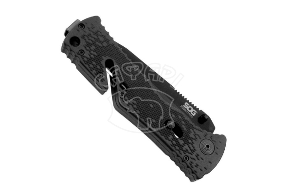 Ніж з складаний лезом SOG Trident Tanto Black TiNi