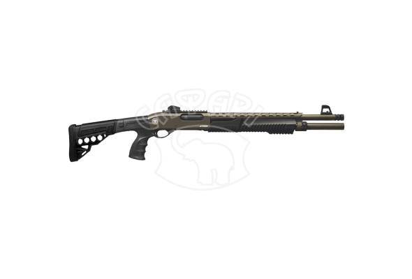 Рушниця Huglu ATROX Tactic Plus Khaki Telescopic Stock 12/47 см