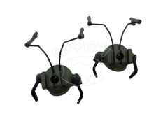 Крепление адаптер на каску шлем HL-ACC-43-OD для навушників Peltor/Earmor/Walkers (olive)