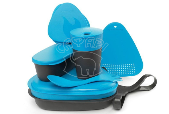 Набір посуда LIGHT MY FIRE LunchKit 2.0 pin-pack Cyan Blue