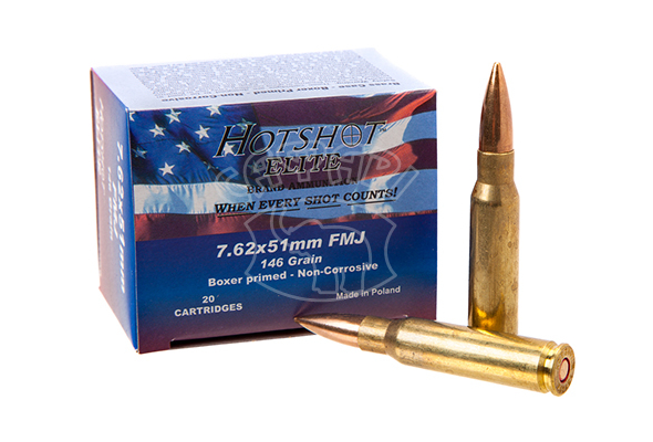 Патрон MESKO FMJ 308 Win 146 gr.