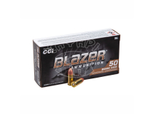 Патрон CCI Blazer 9x19 BRASS FMJ 8гр (124GR)