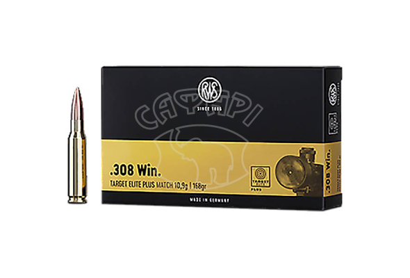 Патрон RWS Target Elite Plus k.308 Win Sierra MatchKing HPBT 10.6 г (168GR)