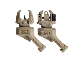 Целик и мушка FAB Defense FRBS OFFSET 45 градусов. Desert tan купить