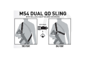 Ремінь рушничний с антабками Magpul MS4 Dual QD GEN 2 тактичний