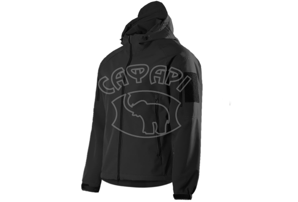 Куртка штормовая Soft-Shell Camo-Tec Black
