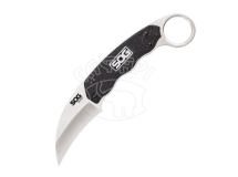 Нож-керамбит с фиксированным клинком SOG Gambit Sheepsfoot Satin
