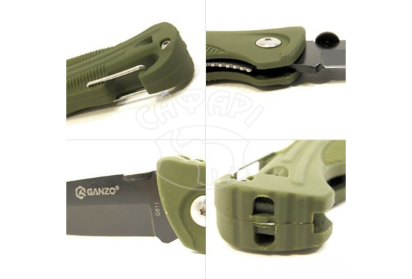 Нож складной Ganzo G611 green