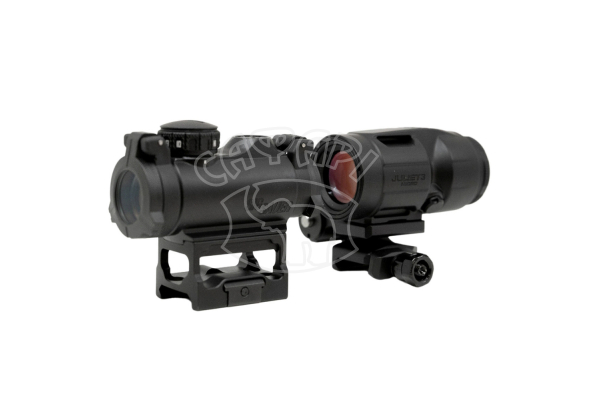 COMBO Kit Sig Optics ROMEO-MSR 2 MOA RED DOT, JULIET3-MICRO 3X22MM Magnifier