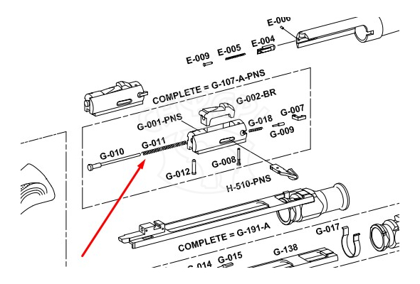 Штифт Fabarm G-010