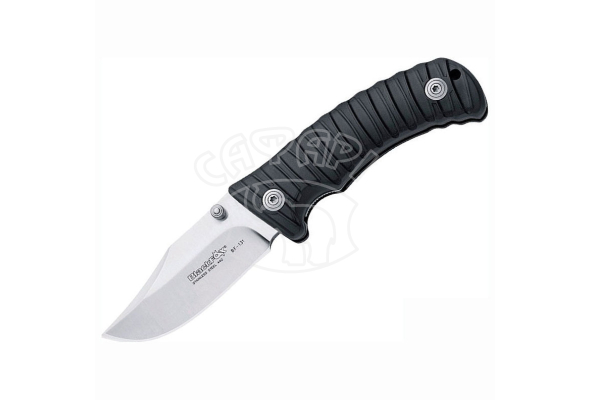 Ніж з складаний лезом Fox Blackfox Hunting Clip Point Folder Black