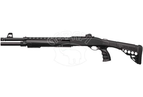 Рушниця Huglu ATROX Tactic Plus Black Telescopic Stock 12/76 46 см