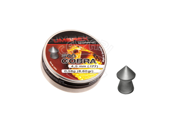Пневматические пули Umarex Cobra k .177 500 шт 0.56 гр