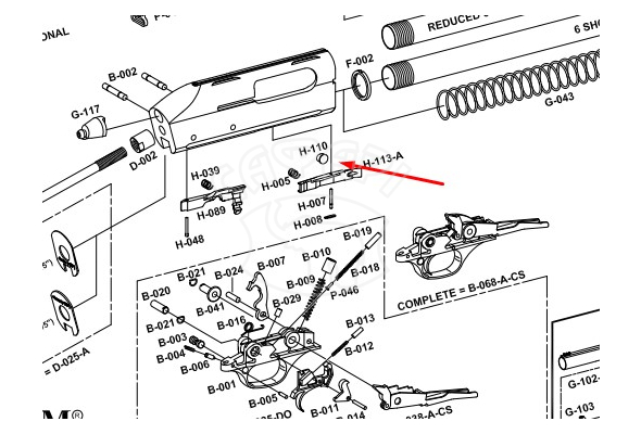 Кнопка Fabarm H-110