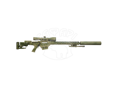 Гвинтівка Ruger American PRECISION Rifle k. 338 Lapua Mag, приціл, моноблок, саундмодератор STEEL