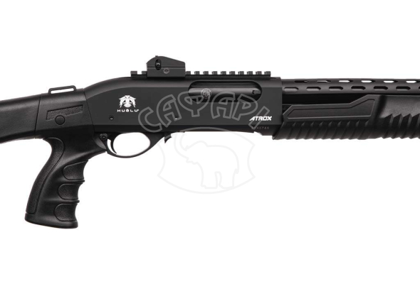 Рушниця Huglu ATROX Tactic Plus Black Telescopic Stock 12/76 46 см