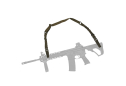 Ремінь рушничний двопозиційний SD-point sling Coyote