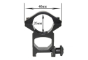 Кріплення для підствольного ліхтаря на Picatinny Fenix 25mm Ring Double